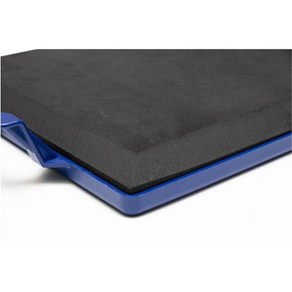 Marshalltown Foam Concrete Kneeler Board with Extra Large Handles | 19 x 13 inch foam cushion, extra-large grips, rigid polypropylene tray, concrete knee board and kneeling pad. KB451