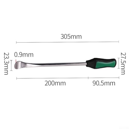 Tire Changing Lever Tool Set With Plastic Handle, Rim Protector Spoon Bar For Auto Motorcycle Tire Maintenance, Red(Green) - color: Green