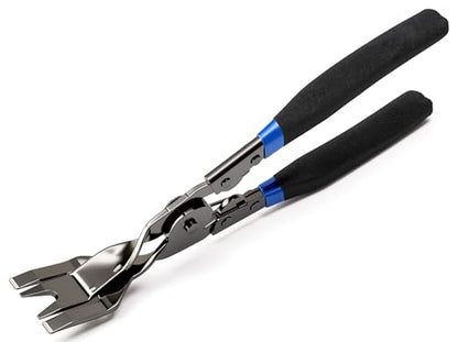 1PCS Car Clip Pliers Tool, Panel Clip Pliers Set Fastener Remover, Auto Retainer Clip Trim Rivet Removal Tool, Auto Door Car Upholstery Trim Clip Removal Tool (Black & Blue) - color: Black & Blue - 1 Pcs Clip Removal Plier