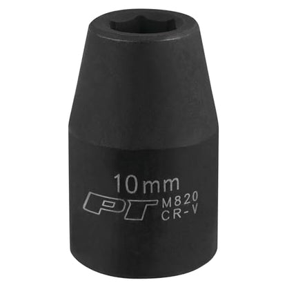Performance Tool M820 1/2 Drive 6-Point Impact Socket, 10mm - size: 10mm, style: Impact
