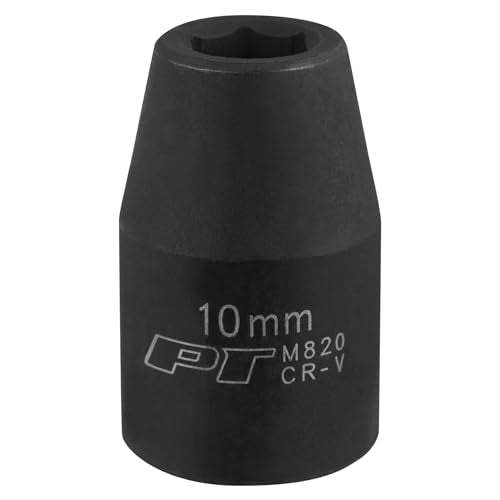 Performance Tool M820 1/2 Drive 6-Point Impact Socket, 10mm - size: 10mm, style: Impact
