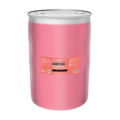 Nanoskin CHERRY SUDS Foaming Car Wash Shampoo 55 Gallons- Works with Foam Cannon, Foam Gun, Bucket Washes, Car Soap for Pressure Washer | Safe for Cars Trucks, Motorcycles, RVs & More | Cherry Scented - size: 7040 Fl Oz (Pack of 1)