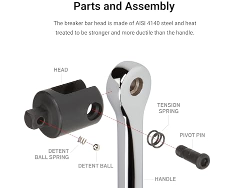 TEKTON 3/8, 1/2 Inch Drive Breaker Bar Set (2-Piece) | SBH99200 - size: 2-Piece (3/8 in., 1/2 in.)