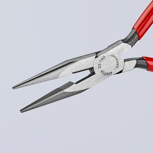 KNIPEX - 25 01 160 Tools - Long Nose Pliers With Cutter (2501160), 6-1/4 inches