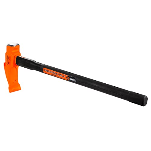 Groz 10 lb Tire Bead Breaker Hammer, 32" Indestructible Steel-Reinforced Handle, 3-in-1 Wedge/Tipper/Sledge for Heavy-Duty Truck and Tractor Tires (34751) - size: 10 lbs