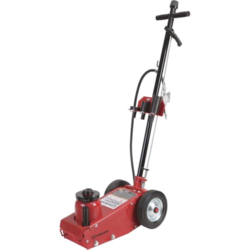Strongway 35-Ton Quick Lift Air/Hydraulic Service Floor Jack | Quick setup, controlled vehicle service, heavy shop use, stable positioning, durable steel construction - size: 35 Ton