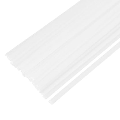 MECCANIXITY 30pcs 8 Inch Plastic Welding Rods PP Welding Strips Welder Rods for Car Bumper, Kayak Repair, Plastic Welder, White - color: White, size: 8 Inch