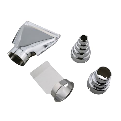 TAODAN 4PCS Multi Purpose Stainless Steel Nozzle Set Compatible with 35mm Heat Guns Suitable for Shrink Wrapping/Craftwork/Embossing/Car Repair