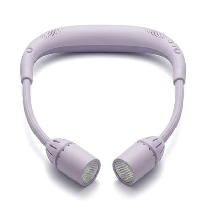 Purple Neck Light, Bluetooth Speaker, 5 Modes, USB-C Rechargeable | Hands-free 2-in-1 neck light and Bluetooth speaker with 90° adjustable beams, 5 modes, 2600mAh USB-C power, and 40+ hours. - color: Purple