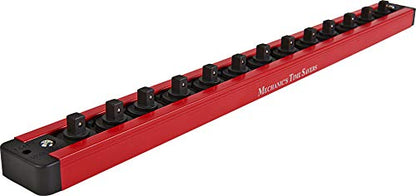 Mechanic's Time Savers Lock-A-Socket Tool Organizer: Magnetic Locking Socket Rack, 1/4" Drive Sockets - size: 1/4" Drive Sockets