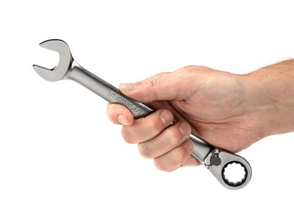TEKTON 17 mm Reversible 12-Point Ratcheting Combination Wrench | WRC23417 - size: 17 mm, style: Metric