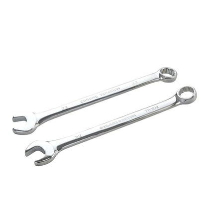 BLACK CANYON Metric 22mm Combination Wrench, 12-Point Box End & Hex Opening Design, Polished Steel - size: 22 mm