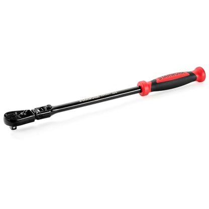STARWORK TRUE MECHANIC™ 1/2" Drive 90 Tooth Dust-Proof Black Chrome Locking Flex Ratchet, 20" Length - size: 20" Length