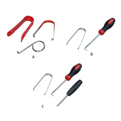 Car Wheel Hub Bolt Nut Cover Removal Tool for Most Vehicles Nut Caps Puller Caps Remover Tool Set Portable - style: A