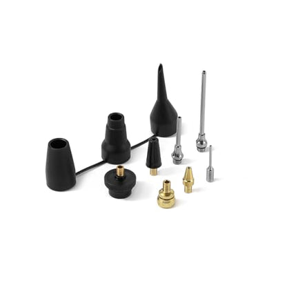 Air Compressor Accessory Kit Includes Blow gun, Air Compressor Hose,a Tire Inflator Gauge, and Various Adapter Attachments