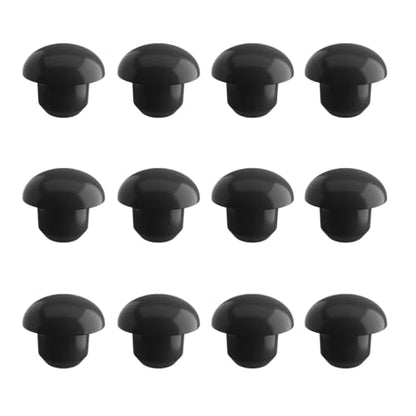 Bottle Jack Floor Jack Oil Filler Plug, 8mm Rubber Hydraulic Jack Oil Plug, Flat-Head Hydraulic Filler Bung for Oil Reservoir Hole, Horizontal Jack Hydraulic Top Pressure Rod Accessories (12PCS) - size: 12PCS