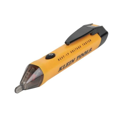 Klein Tools NCVT1P Voltage Tester, Non-Contact Low Voltage Tester Pen, 50V to 1000V AC, Audible and Flashing LED Alarms, Pocket Clip - style: NCVT