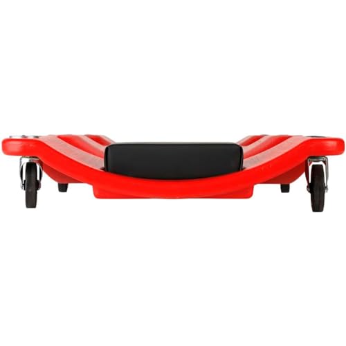 AFF XL Mechanic's Creeper - 47" Length Ergonomic Creeper with Padded Headrest & Magnetic Tool Trays - Super Duty