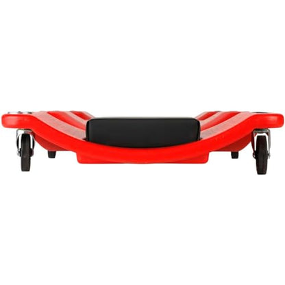 AFF XL Mechanic's Creeper - 47" Length Ergonomic Creeper with Padded Headrest & Magnetic Tool Trays - Super Duty