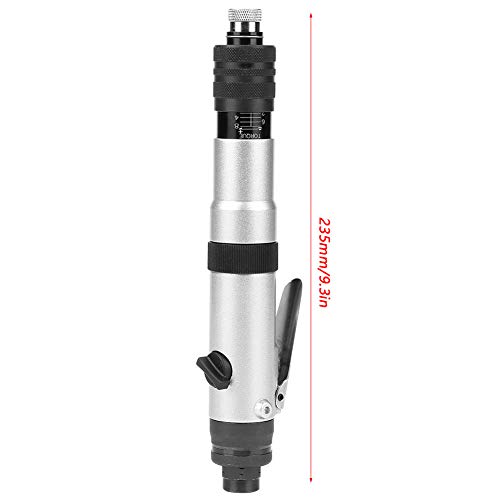 Jectse 1/4" Air Straight Pneumatic Screwdriver,1000RPM Mini Handhold Pneumatic Screwdriver Kit,Industrial Screw Driver Tool