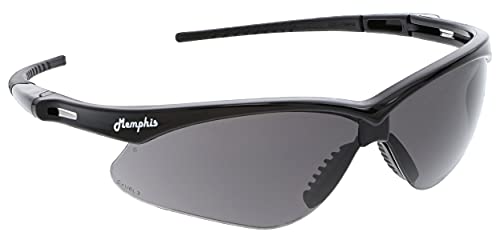 MCR Safety Glasses MP112PF Gray Hydrofilic Polycarbonate Lenses with UV Protection, Antifog & Scratch Resistant Coating, Black Frame, 1-Pair - color: Gray, size: One Size