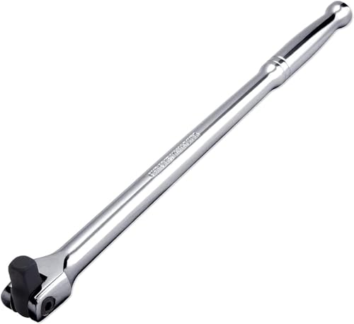 Neiko 00200A 1/2" Drive Extension Breaker Bar | 15" Length | Rotating Flex Head | CR-V Steel - size: 15" Length, style: 1/2" Drive