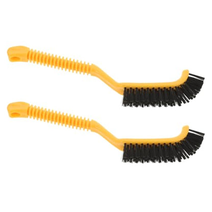iplusmile 2pcs Tire Cleaning Brushes for Car Detailing Scrub Brush Soft Bristles for Wheels Rims and Hard Reach Areas for Automotive and Household Cleaning