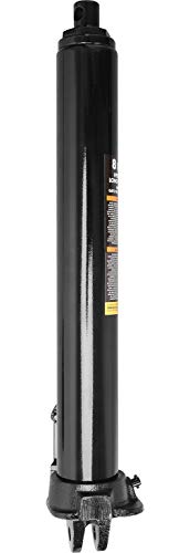 Torin 8 Ton Hydraulic Long Ram Jack with Single Piston Pump and Clevis Base (Fits: Garage/Shop Cranes, Engine Hoists, and More) w/Handle, Black, AT30806B