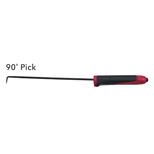 Ullman CHP4-LT 4-Piece Carbon Polished Steel LED Lighted Individual Hook and Pick Set, 9-3/4" Length