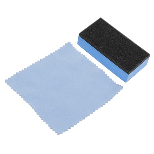 Tire Shine Sponge Applicator Pad Car Waxing Sponge Block Auto Detailing Kit 1 Set