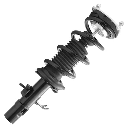 Detroit Axle - AWD Front Struts for 2009-2013 INFINITI G37, 2014-2017 Q60, 2010 2011 2012 Struts with Coil Spring Replacement Complete Struts Shocks Assembly - size: 11407_11408/PAIR
