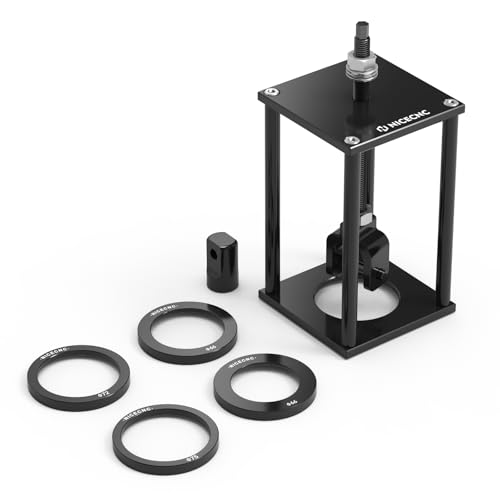NICECNC Black Motorcycle ATV Rear Shock Spring Compressor Tool Universal Tenere 700,klr650,Compatible with Honda,Compatible with Suzuki,Compatible with BMW S1000RR,Shock Spring Compressor Kit