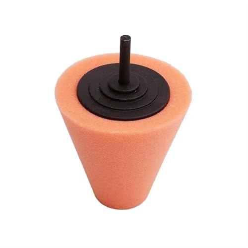 Tire Polishing Sponge Auto Wheel Used for Electric Drill Burnishing Ball Polishing Cone Set Car Hub Buffing Sponge Polishing Kit 3 Pcs