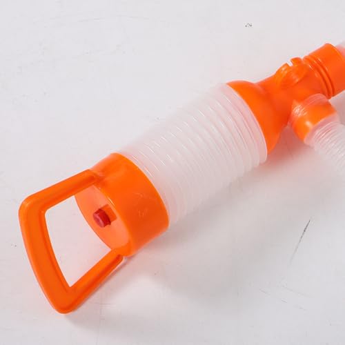 Mobestech Manual Heavy Duty Gasoline and Water Siphon Pump with Hose for Automotive Fluid Transfer and Oil Extraction
