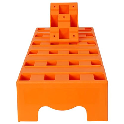 5T Caravan Levelling Ramps, Heavy Duty RV Leveling Ramps Set with 2 Wheel Chocks, Camper Trailer Levelers for Motorhome, Travel Trailer, Camper, with Portable Carry Bag
