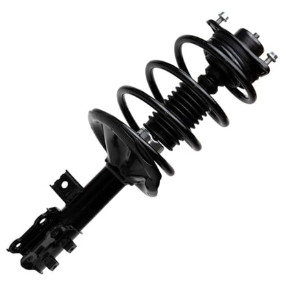 Detroit Axle - Front Struts w/Coil Spring Rear Shock Absorbers Replacement for 2010-2013 Kia Forte Koup Forte5 - size: 4AQ47039/Shock Kit