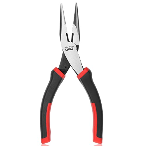Mr. Pen- Needle Nose Pliers, 7 Inch, Long Nose Pliers | Needle Nose Pliers Tool, Pliers Needle Nose, Long Nose Pliers with Cutter, Wire Wrapping, Crafts, Jewelry Making Supplies