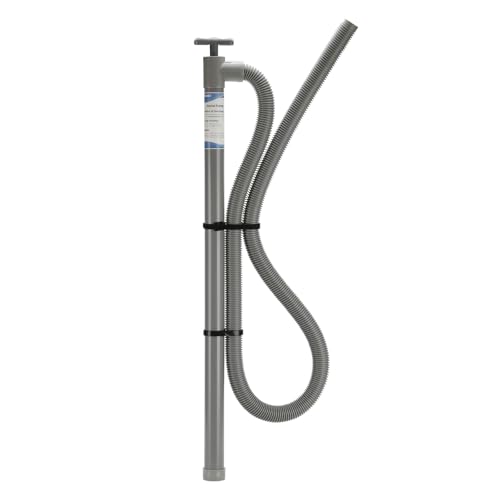 Hand Bilge Pump, Siphon Suction Water Pump 36 Inch Length with 72 Inch Hose, Fluid Transfer, Water Removal