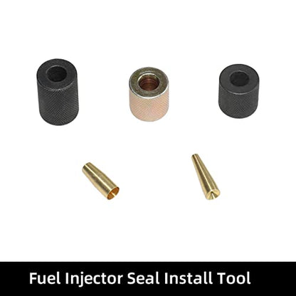 Fuel Injector Removal Tool with Slid Harmmer Puller Injector Seal Replace Install Kit compatible with BMW N14 N18 N20 N26 N47 N53 N54 N55 N57 N63 S63 B38 B48 B58 - size: Set