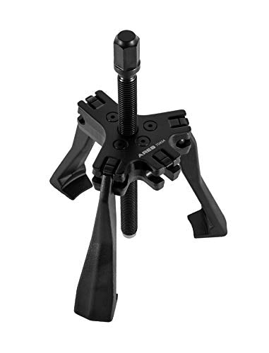 ARES 70434 - Reversible 2/3 Jaw 5-Ton Ratcheting Gear Puller - Chrome Moly Steel Construction - 4-Inch to 5-Inch Adjustable Range - Removes Gears, Pulleys, and Flywheels - size: Reversible 2/3 Jaw 5-Ton Puller