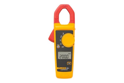 Fluke 302+ Digital Clamp Meter, 30mm Jaw, Measures AC Current to 400A, Measures AC/DC Voltage to 600V, Includes 2 Year Warranty