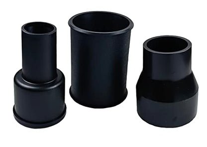 palart 3 Piece Vacuum Adapter Combo Kit Fits Wet Dry Vacuum Cleaners,Connector Accessory | Includes 2-1/2 in to 1-7/8 in. Accessory Adapter, 1-7/8 in. to 1-1/4 in. Adapter, Hose-to-Hose Connector, Connector Accessory