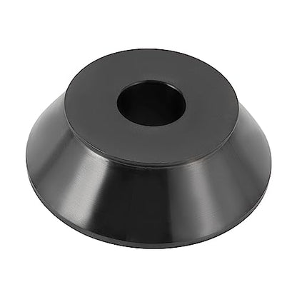 4PCS Universal Wheel Balancer Standard Taper Cones Kit Wheel Balancer Cone Set for 36mm Shaft,Steel Tire Balancer Adapter Cone Set for Car SUV Truck with Hub Bore 1.77"-5.39" Black (36mm) - size: 36mm