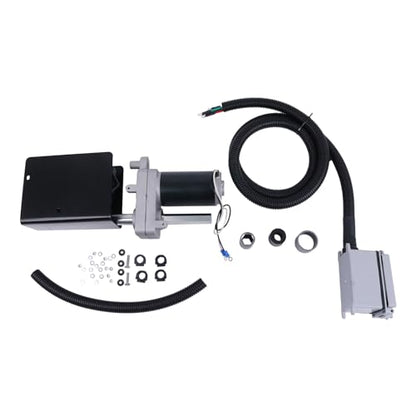 HOLDWELL Electric Powered Trailer Drive Conversion Kit 1824200100 BD1046130-00 BD1824200100 500370 Compatible with Single-Speed Square Jacks - 12V 12000 lbs for RV Trailer Touring car