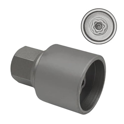066 Wheel Locking Nut Key for BMW Mini, Socket (OD 29mm-ID 26mm) | Wheel Lock Nut Socket Adapter, Anti-Theft Lug Nut Removal Tool, Anti-Theft Screw Remover, Repair Tool, Tyre Fitting, garage - size: Socket 066