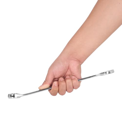 BLACK CANYON Metric 22mm Combination Wrench, 12-Point Box End & Hex Opening Design, Polished Steel - size: 22 mm
