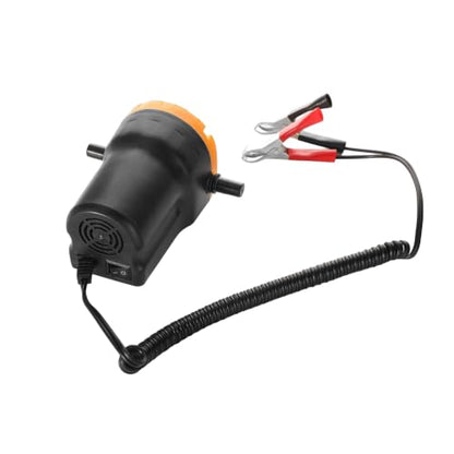 12V 60W Electric Oil Extractor Pump, Auto Overload Protection Oil Change Transfer Pump, Portable Fluid Scavenge Suction Pump for Motor Oil, Gear Oil, Diesel, Cars, Boats, ATVs