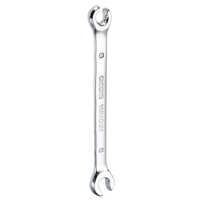 HARFINGTON Flare Nut Metric Wrench 6mm x 8mm CR-V Mirror Polished Chrome Plating Metric Wrench for DIY Hand-making Automotive Repairs and Household Maintenance - size: 6mm x 8mm