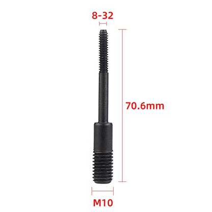 #8-32 Mandrel 10pcs (with Fixing Nut) Replacement Rod 9900S Air Hydraulic Rivet Nut Tool - color: 8-32 Mandrels