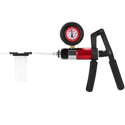 beduan 23pcs Brake Bleeder Kit Hand Held Vacuum Pump Tester, Including 2 Bottles, High Pressure Bleeder for Automotive